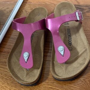 Birkenstock Women's Metallic Pink Sandals